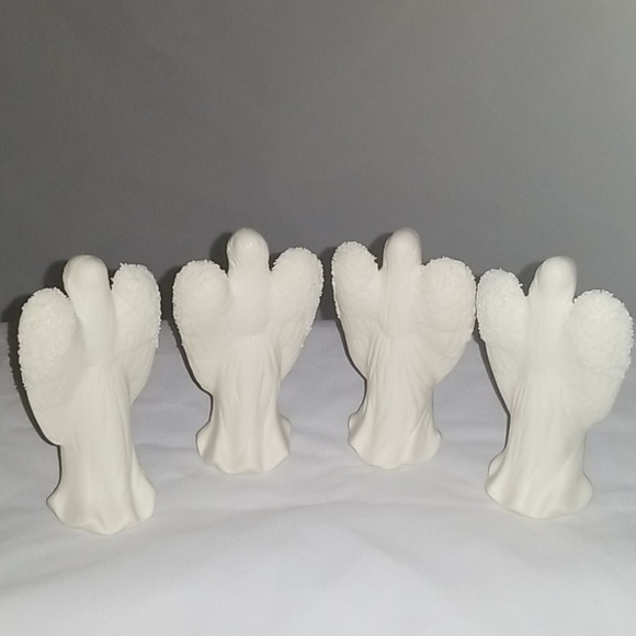 Jade Collection 4 Piece Angel Figurines - Picture 9 of 11